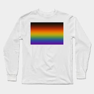 Philadelphia Gay Pride Flag Gradient Long Sleeve T-Shirt